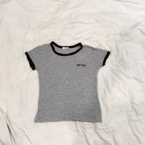 WET SEAL NY GREY TEE